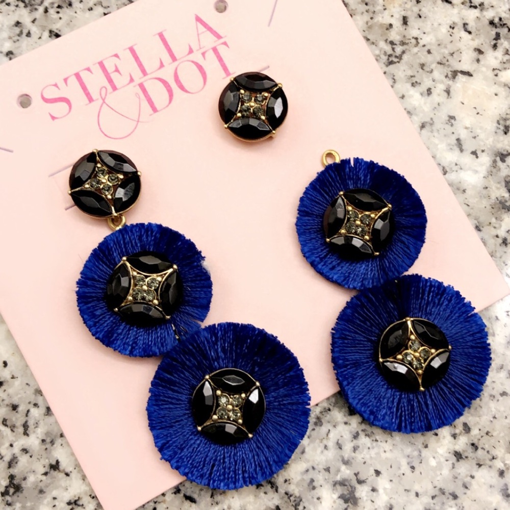 Versatile Blue Chandelier Earrings